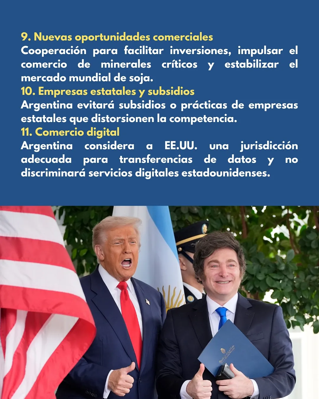 Nuevo acuerdo comercial entre Argentina y Estados Unidos, imagen 6 de 6